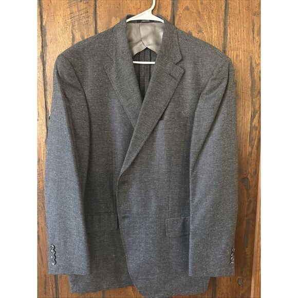Mens Hart Schaffner Marx 48R USA MADE  2Btn Blazer Sport Jacket - Picture 1 of 8